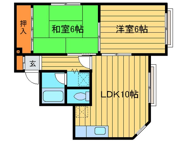 ウイスタリア西岡の物件間取画像